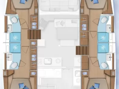 Hire Catamaran Lagoon with a boat licence