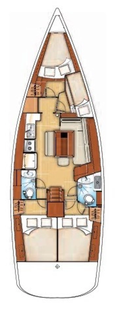 Yacht hire Alimos cheap Oceanis 43