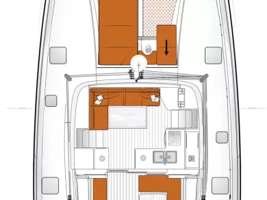 Catamaran hire in Fethiye - Excess Excess 11