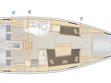 Hanse Hanse 418 charter bareboat or skippered in  Fethiye