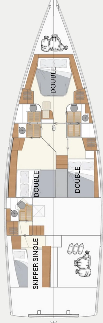 Hire a Hanse Moody 54 DS Gouvia