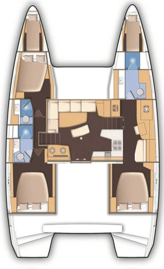 Catamaran hire in Trogir - Lagoon Lagoon 42