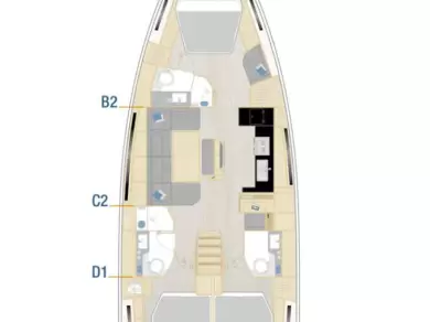 Yacht hire Seget Donji cheap Hanse 460