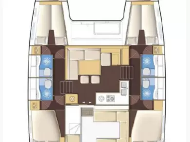 Yacht hire Fethiye cheap Lagoon 400 S2