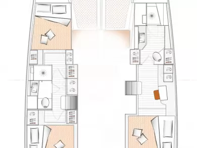 Catamaran hire in Adaköy - Excess Excess 11