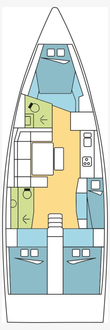 Charter a Dufour Dufour 430 Grand Large in Le Marin on Samboat