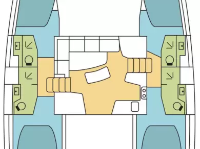 Hire Catamaran Lagoon with a boat licence