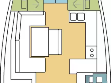 Hire Sailboat Bénéteau with a boat licence