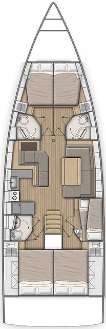 Hire Sailboat Bénéteau with a boat licence