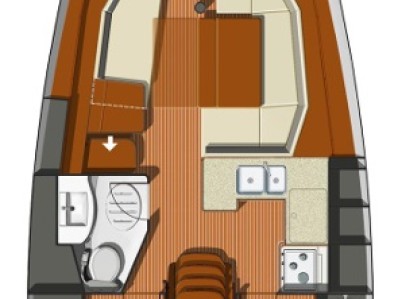 Sailboat to hire Betina at the best price