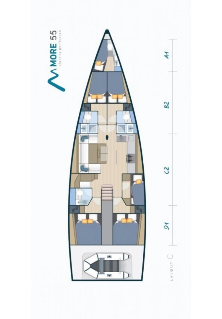 Hire a More Boats More 55 Kaštela