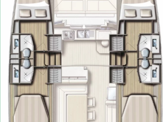 Catamaran to hire Lefkáda at the best price