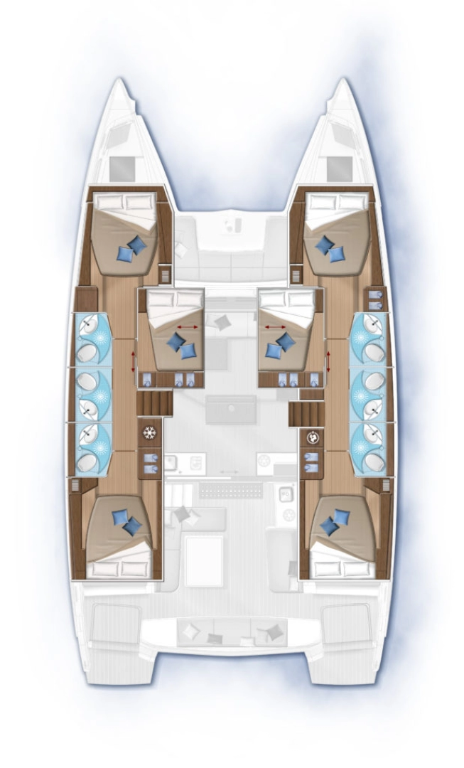 Hire Catamaran with or without skipper Lagoon Alimos