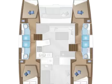 Catamaran to hire Alimos at the best price