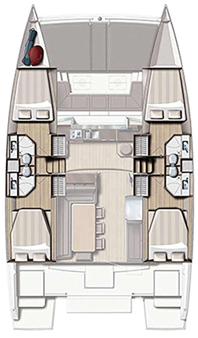 Catamaran hire in Capo d'Orlando - Bali Bali 4.3