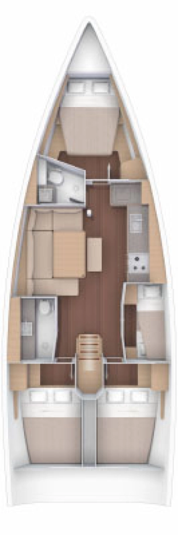 Hire Sailboat with or without skipper Dufour Lefkáda