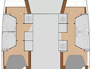 Catamaran hire in Portisco - Fountaine Pajot Lucia 40