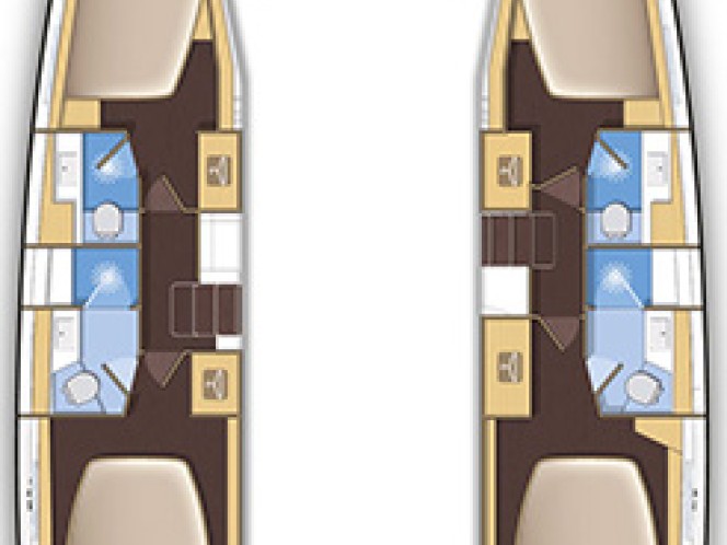 Lagoon Lagoon 42 charter bareboat or skippered in  Gouvia