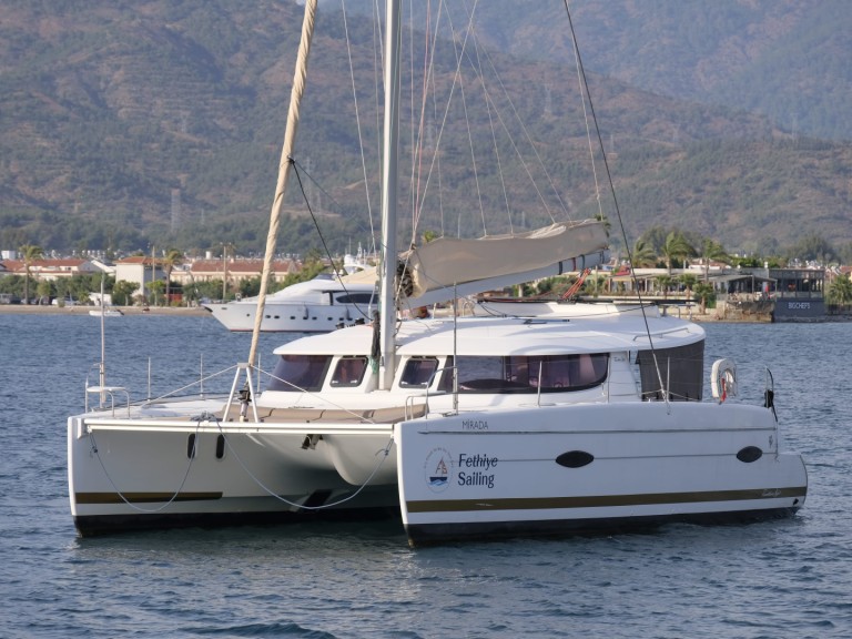 Fountaine Pajot Lipari 41 charter bareboat or skippered in  Fethiye