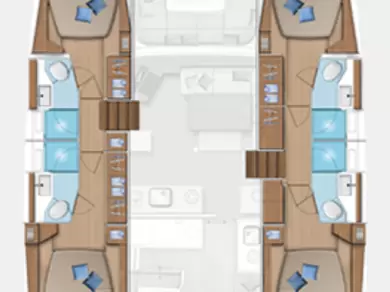 Yacht hire Road Town cheap Lagoon 46