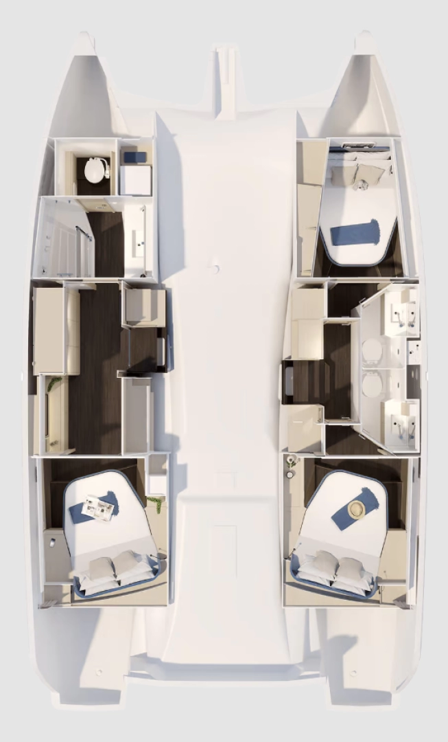 Yacht charter Road Town - Fountaine Pajot Fountaine Pajot FP 41 Maesto 3  on SamBoat