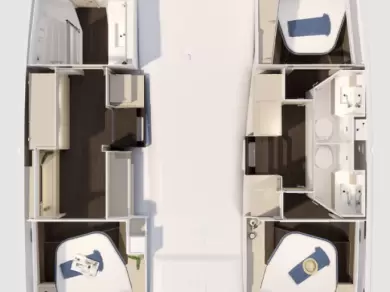 Yacht charter Road Town - Fountaine Pajot Fountaine Pajot FP 41 Maesto 3  on SamBoat