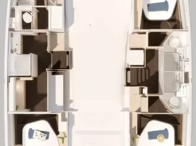 Charter a Fountaine Pajot Fountaine Pajot FP 44 Maestro - 3 cab. in Road Town on Samboat