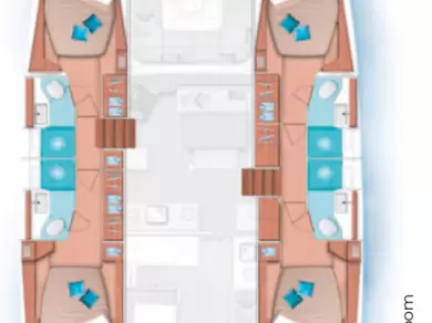 Yacht hire Piraeus cheap Lagoon 46