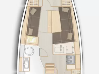 Yacht hire Marseille cheap Hanse 348