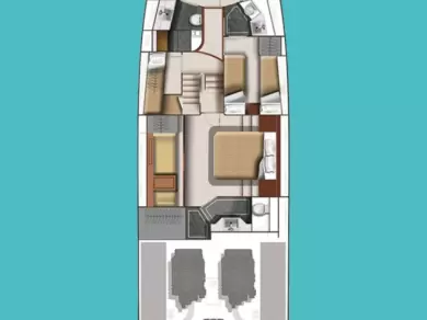 Yacht hire Split cheap Galeon 640 Fly