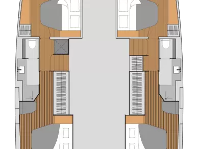 Fountaine Pajot Aura 51 charter bareboat or skippered in  La Rochelle