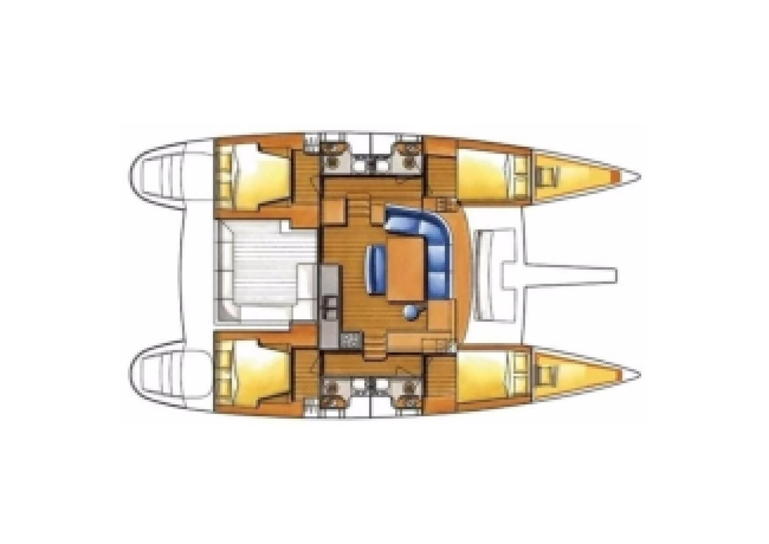 Yacht hire Pomer cheap Lagoon 400