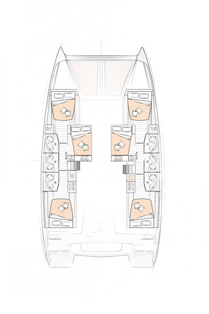 Hire Catamaran Excess with a boat licence