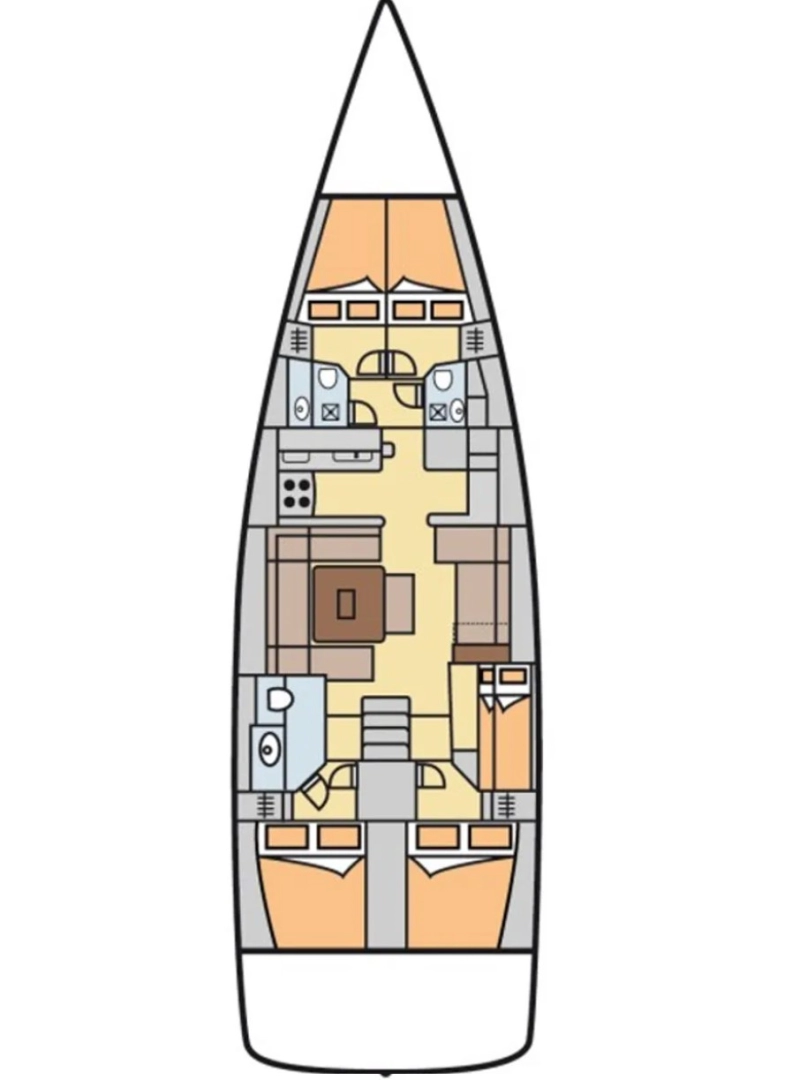 Dufour Dufour 500 Grand Large charter bareboat or skippered in  Fethiye
