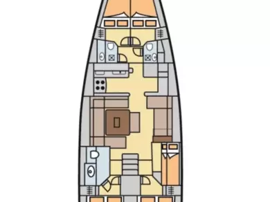 Dufour Dufour 500 Grand Large charter bareboat or skippered in  Fethiye