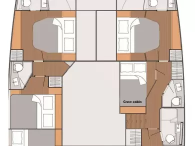 Fountaine Pajot Saba 50 charter bareboat or skippered in  Olbia