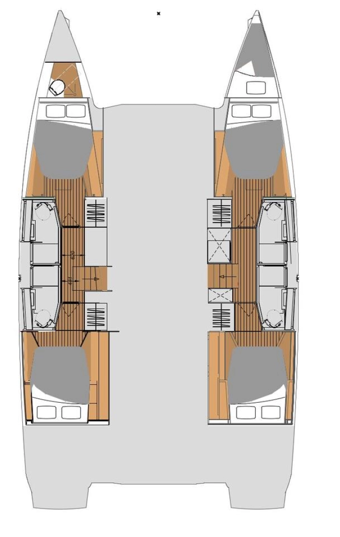 Catamaran hire in Le Marin - Fountaine Pajot Elba 45