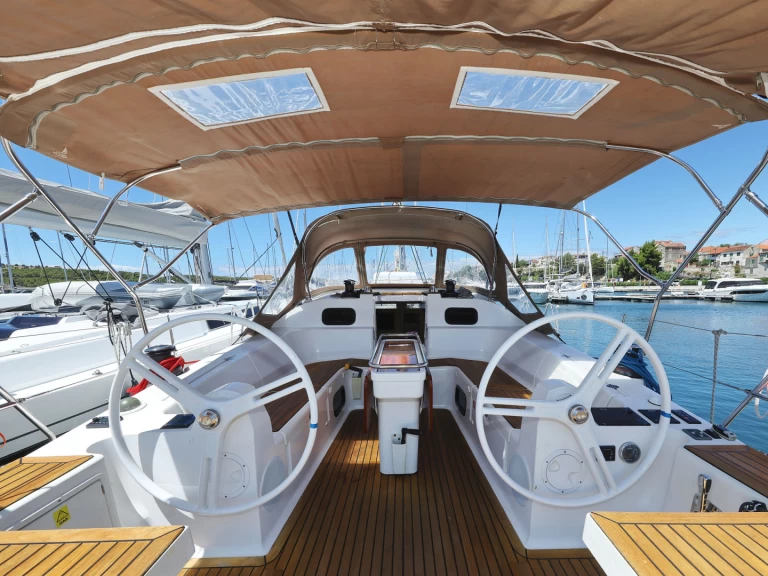 Elan Impression 45 charter bareboat or skippered in  Šibenik