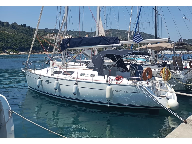 Jeanneau Sun Odyssey 37 charter bareboat or skippered in  Nikiána