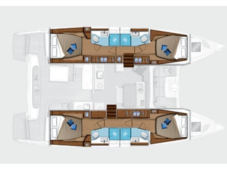 Catamaran hire in Alimos - Lagoon Lagoon 46