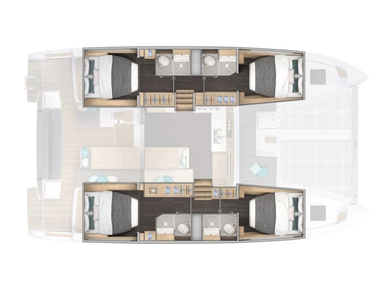 Yacht charter Alimos - Lagoon Lagoon 43 on SamBoat