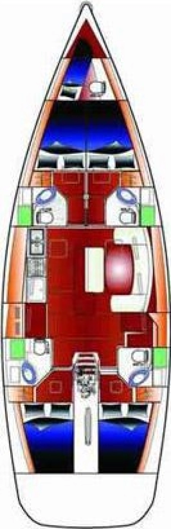 Yacht hire Anzio cheap Cyclades 50.4