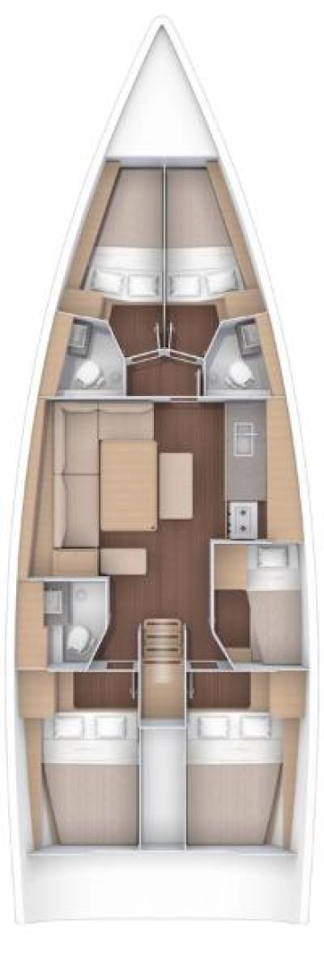 Dufour Dufour 470 charter bareboat or skippered in  Sukošan