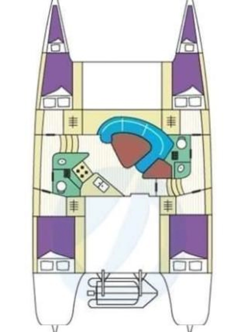 Fountaine Pajot Lavezzi 40 charter bareboat or skippered in  Nea Potidaia