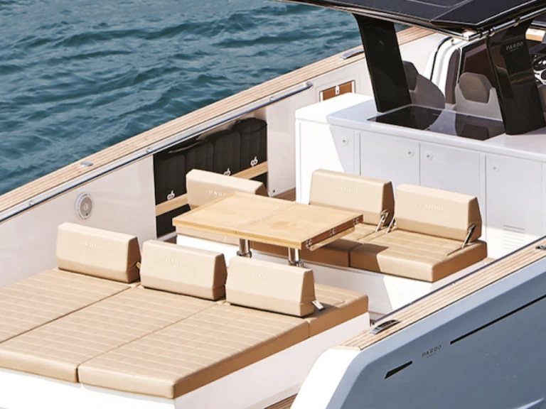 Pardo Yachts Pardo 43 charter bareboat or skippered in  Port de Saint Tropez