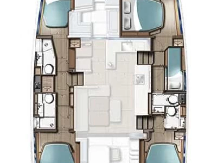 Hire Catamaran with or without skipper Leopard Catamarans / Robertson & Caine Procida