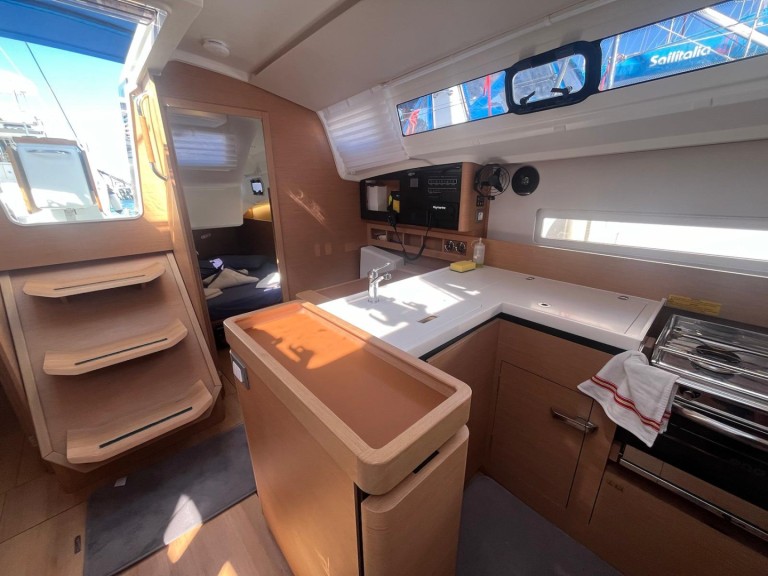 Jeanneau Sun Odyssey 410 charter bareboat or skippered in  Cannigione