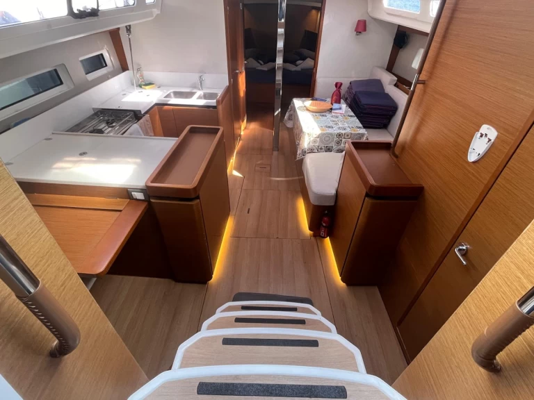 Jeanneau Sun Odyssey 440 charter bareboat or skippered in  Cannigione
