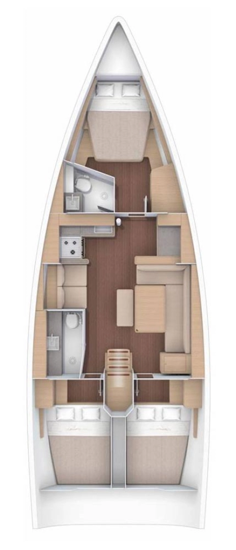 Sailboat hire in Jezera - Dufour Dufour 430