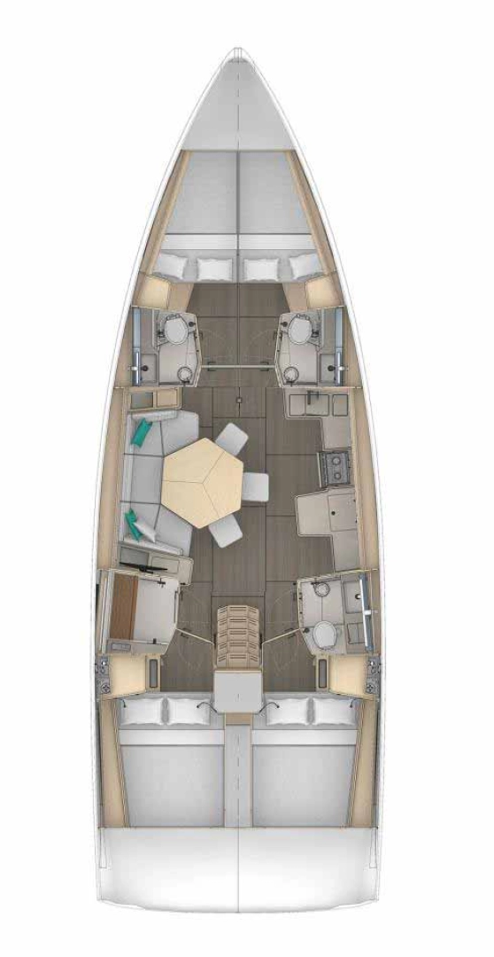 Sailboat hire in Trogir - Dufour Dufour 44